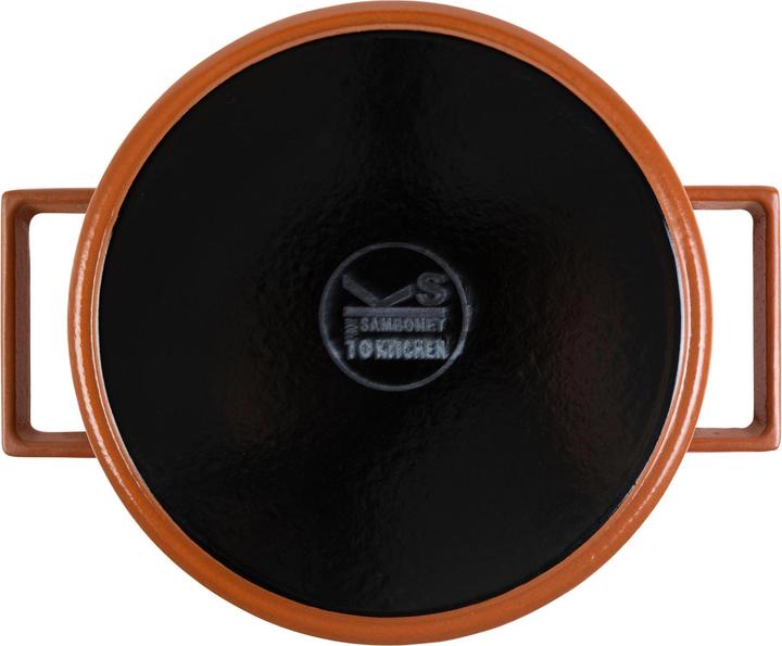 Produktbild Sambonet Bräter Terra Cotta Cotto Curry, 24.5 cm (24.24 cm, Bräter + Schmortopf, Gusseisen)