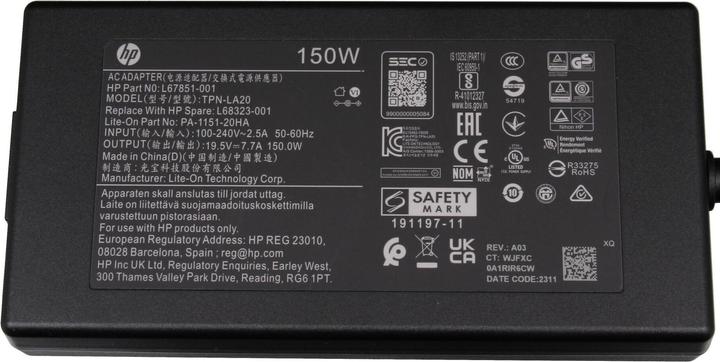 Produktbild HP HSTNN-HA09 (150 W)