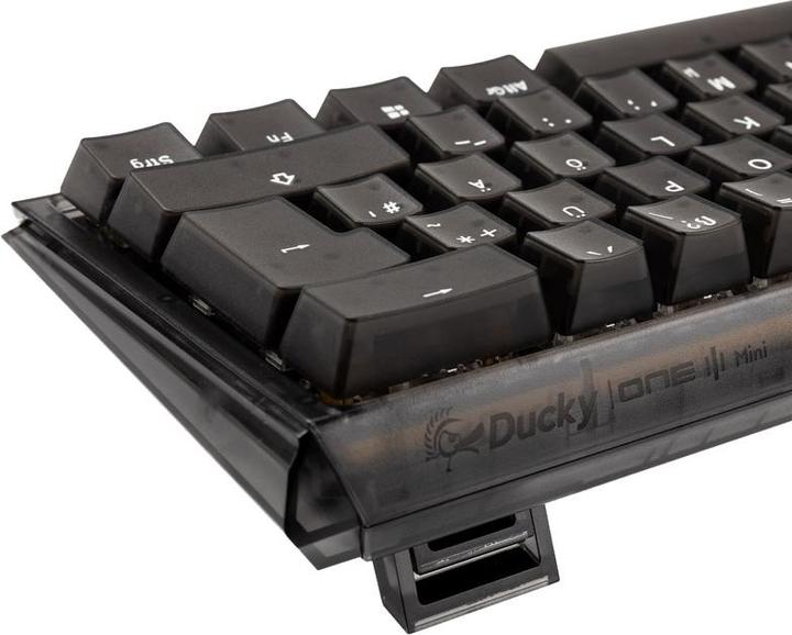 Image du produit Ducky One 3 Aura Black Mini Gaming Keyboard, RGB LED - MX-Speed-Silver (DE, Filaire)
