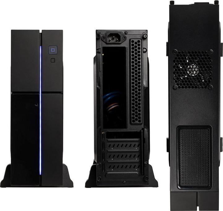 Produktbild AeroCool AEROPGSPLAYASLIM-BK PC-Gehäuse ohne Netzteil PLAYA SLIM RGB - USB3.0 (mATX, Mini-ITX)