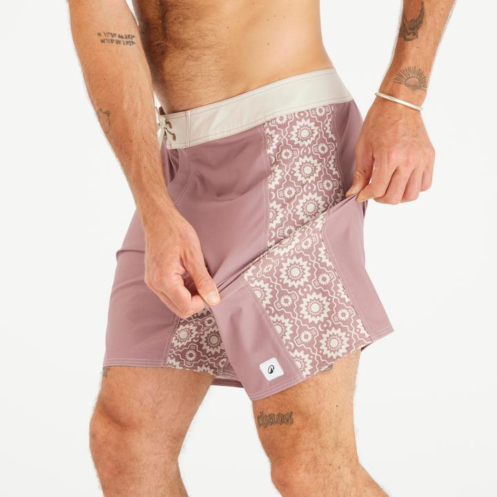 Image du produit Olaian Boardshort surf 500 Long 19" Homme - Arch Esawira Rose taupe (XL)