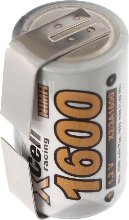Actual product image XCell X2/3A1600-LFU battery 2/3 A (1 pcs., 1600 mAh, Rechargeable battery)