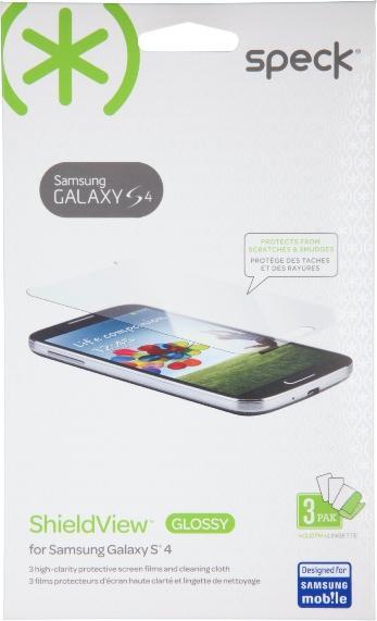 Immagine prodotto speck Shieldview Glossy - Pellicola protettiva per Samsung Galaxy S4 (confezione da 3) universale (3 Pezzo/i, Samsung Galaxy S4)