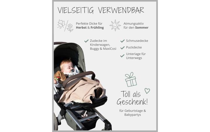 Actual product image Ullenboom Leo cosy blanket 70 x 100 cm (70 x 100 cm)