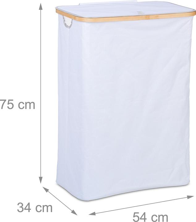 Actual product image Relaxdays Laundry basket (105 l)