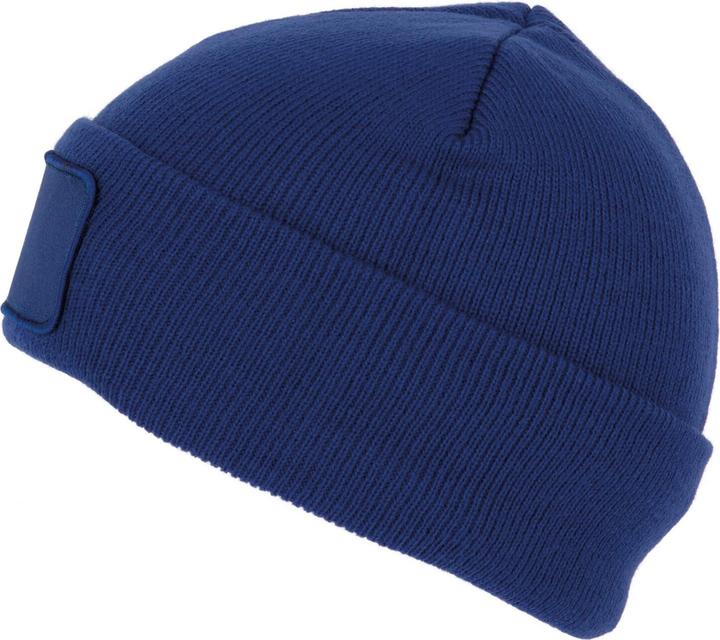 Actual product image K-up Beanie with patch and thinsulate lining