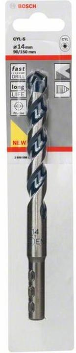 Actual product image Bosch Professional Zubehör Concrete drill CYL-5, Blue Granite, 14 x 90 x 150 mm (14 mm)