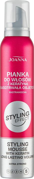 Joanna Styling Effect Styling Mousse Piano Modeling For Hair Extra Strong 150Ml (150 ml, Schaumfestiger)