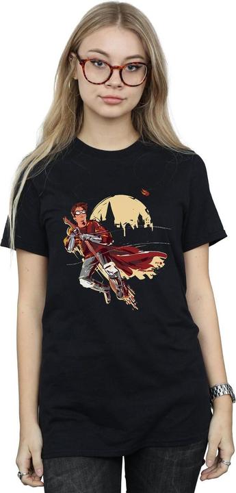Actual product image Womens/Ladies Quidditch Seeeker Cotton Boyfriend T-Shirt (3XL)