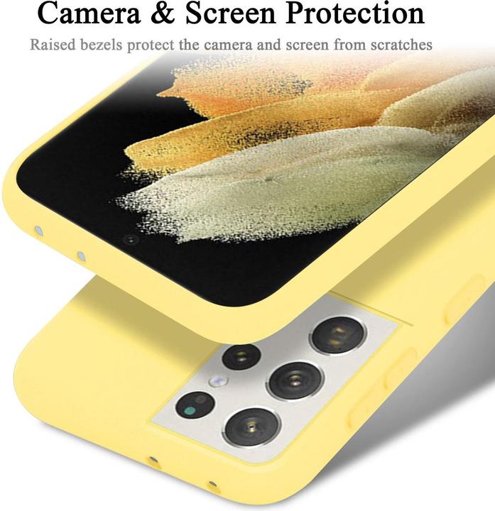 Actual product image Cadorabo TPU Liquid Silicone Case Cover (Samsung Galaxy S21 Ultra)