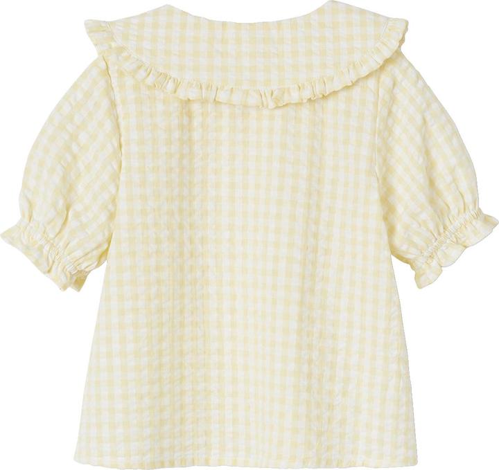 Produktbild Vertbaudet Mädchen Bluse mit Volantkragen, Vichy-Karo (158)