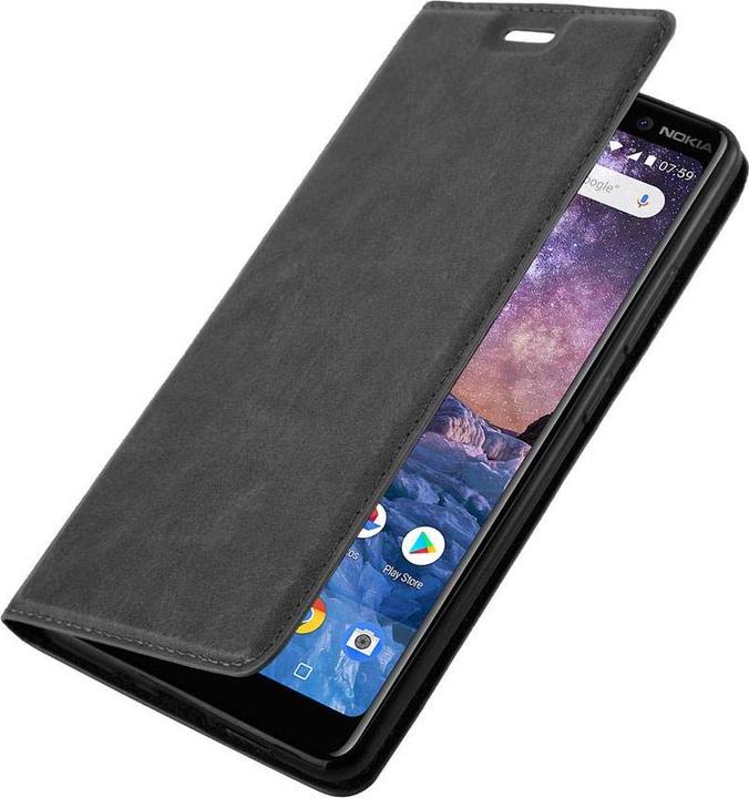 Actual product image Cadorabo Book Invisible Magnet Cover (Nokia 7 Plus)