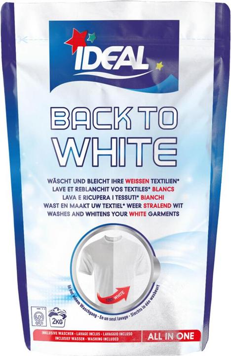 Ideal / Eswacolor Back 2 White (1 Cicli di lavaggio, Polvere)