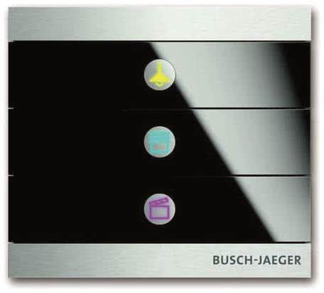 Produktbild Busch-Jaeger Busch-Jäger Bedienelement 3-fach Busch-priOn® 6342-825-101