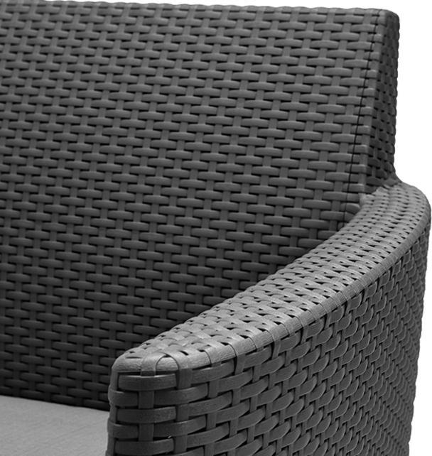 Actual product image Allibert Loungeset Salemo, Anthracite, 4 Seats