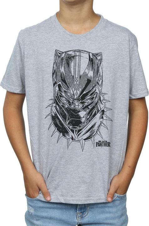 Image du produit T-shirt Garçons Black Panther Spray Headshot (152, 158)