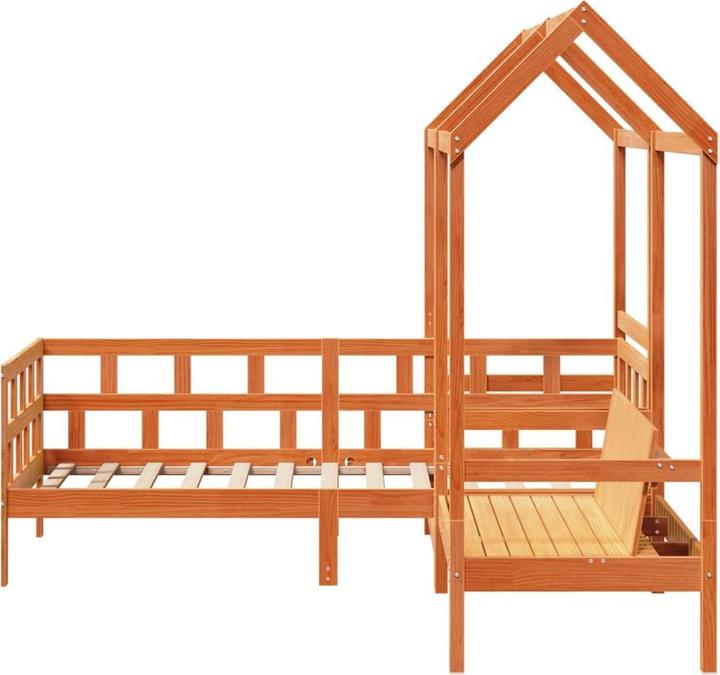 Image du produit VidaXL Ensemble lit de jour avec toit (90 x 190 cm)