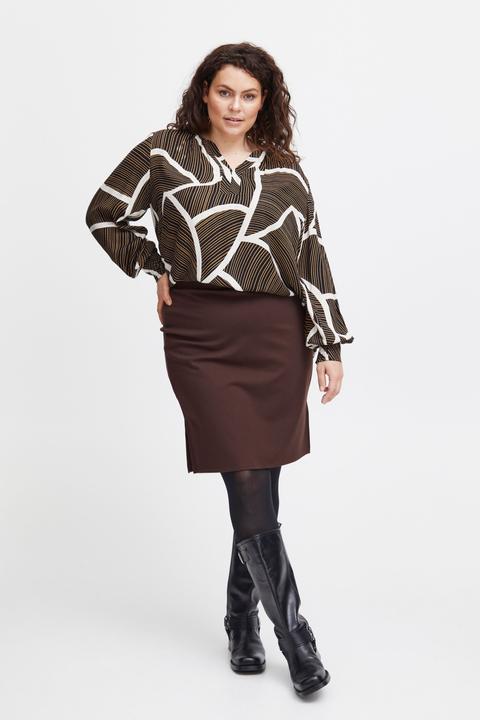 Produktbild Fransa Plus Size Selection - FPSTRETCH SK 3 - Skirt - 20612788 (54)