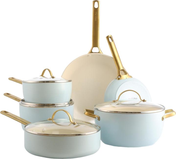 Greenpan Set Töpfe und Pfannen Padova (Pfannenset + Topfset, Aluminium)
