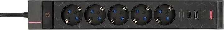Actual product image Brennenstuhl Gaming power strip (5 x, CEE 7/5, 1.50 m)