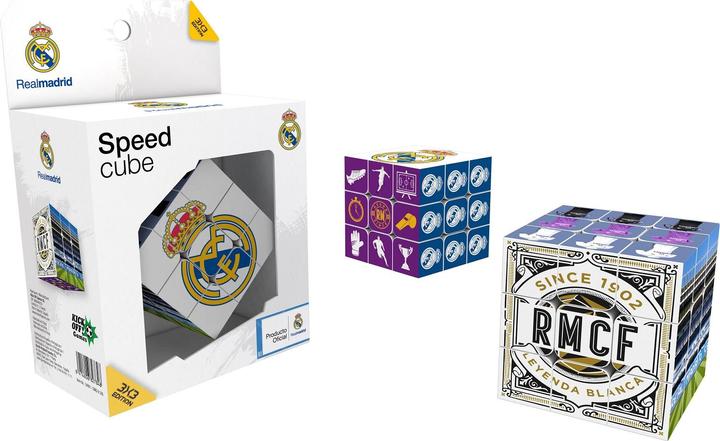 Immagine prodotto Rubik's Cubo di Rubik del Real Madrid | Cubo di Rubik del Real Madrid (3 x 3)
