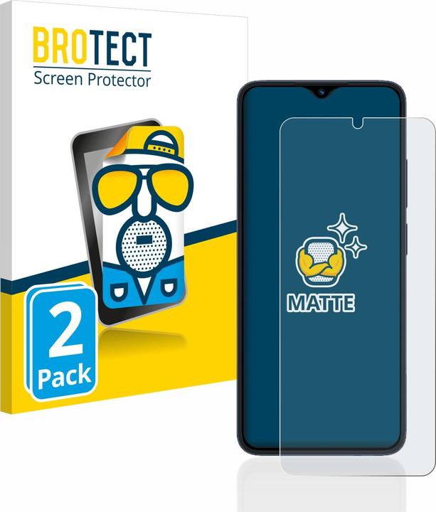 Produktbild BROTECT Entspiegelungs-Schutzfolie Displayschutz Matt (2 Stück, Xiaomi Redmi 12C)