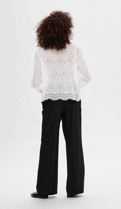 Actual product image Selected Femme Broderie Anglaise Shirt (40)