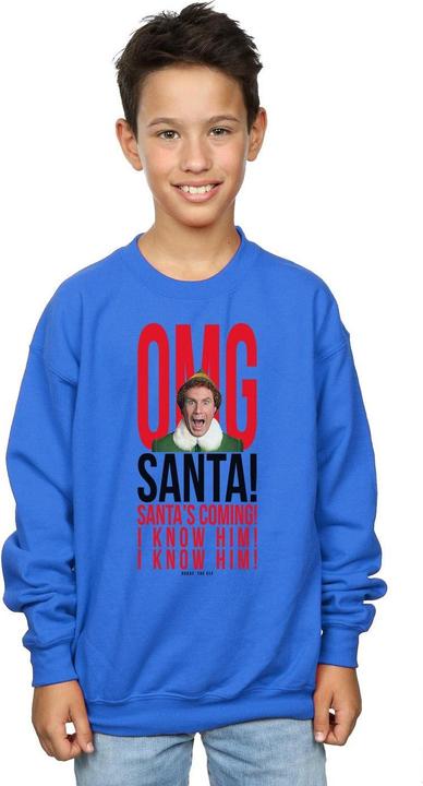 Immagine prodotto Elf OMG Santa I Know Him Felpa Ragazzi (128)