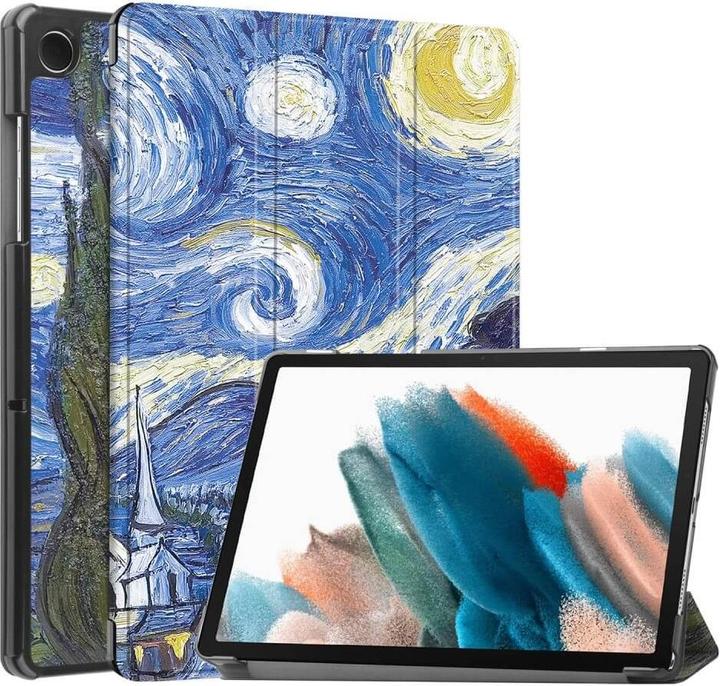 Actual product image Cover-Discount Galaxy Tab A9 - Tri-fold Smart Case night sky (Galaxy Tab A9)