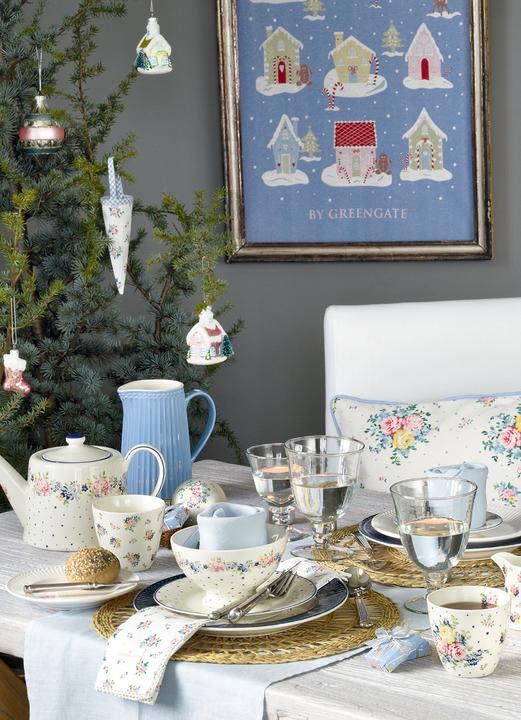 Actual product image Greengate Laura tablecloth pale pink 100 x 100 cm (100 x 100 cm)
