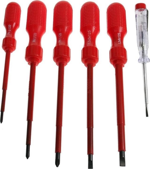 Immagine prodotto Drel Set di cacciaviti da elettricista 6 pezzi. (Cacciavite a croce PZ, Pin-torx)