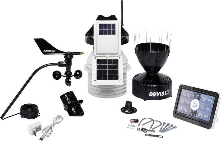 Image du produit Davis 6253 UE Station météo sans fil Vantage Pro2 avec console WeatherLink 24 h de ventilation