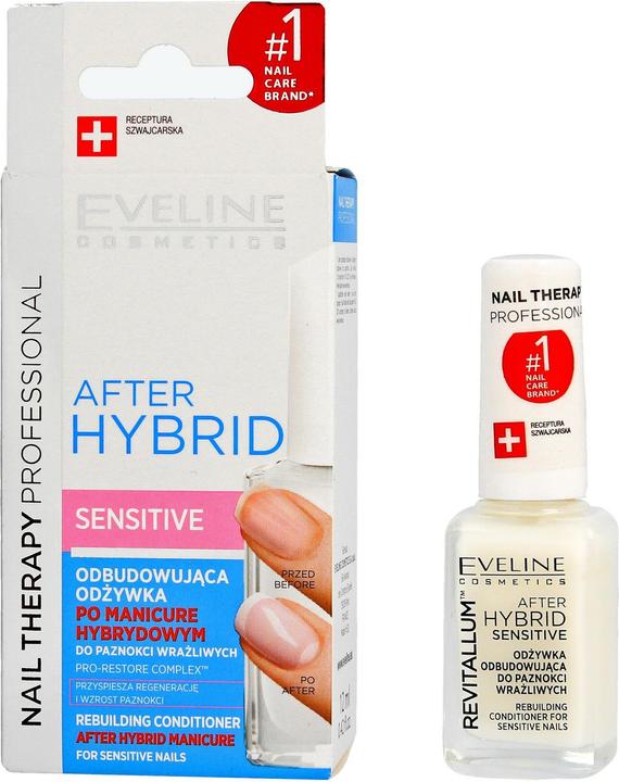 Eveline Revitallum After Hybrid Sensitive restorative conditioner for sensitive nails 12ml (12 ml)