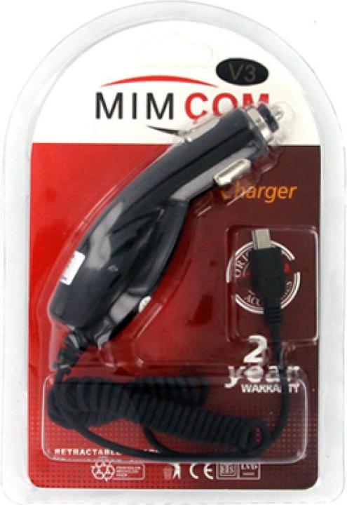 Image du produit Mimcom Car Charger for Motorola RAZR V3 mini USB