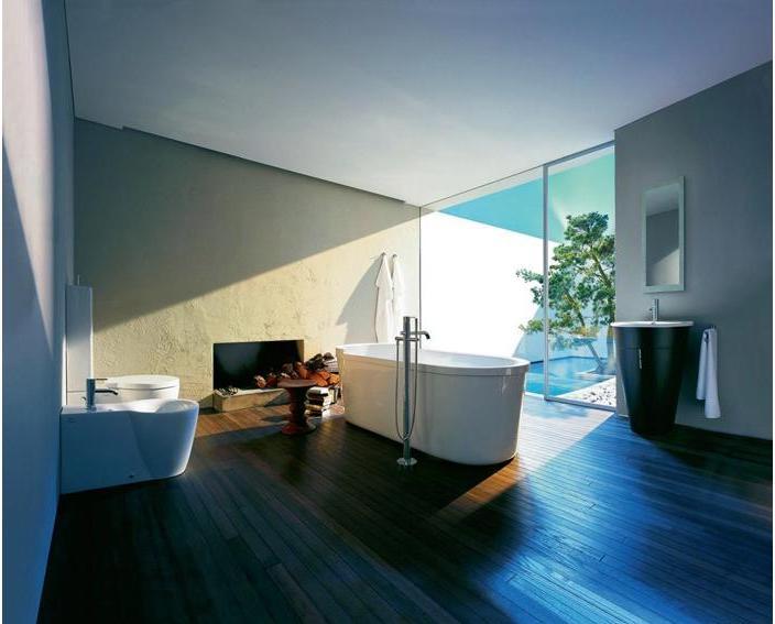 Image du produit Duravit lavabo pour meuble STARCK 1 m ÜL HLB d= 580mm 1 trou de robinet blanc (580 mm, 580 mm)