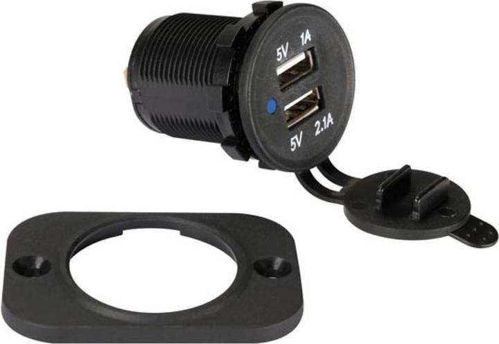 Produktbild Velleman USB-EINBAUBUCHSE (12-24 VDC EINGANG, 5 V AUSGANG)