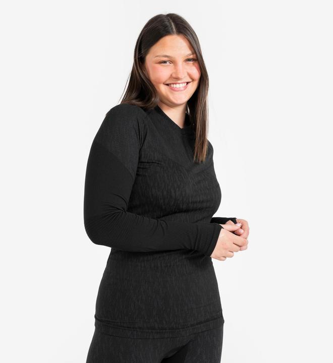 Produktbild Kipsta Damen/Herren Funktionsshirt langarm - Keepdry schwarz (S)