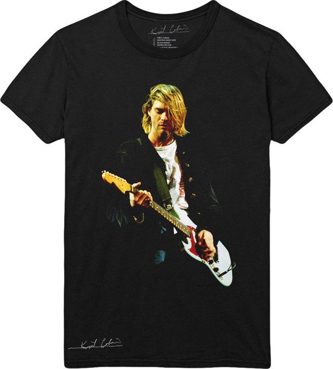 Kurt Cobain Guitar Photo Colour