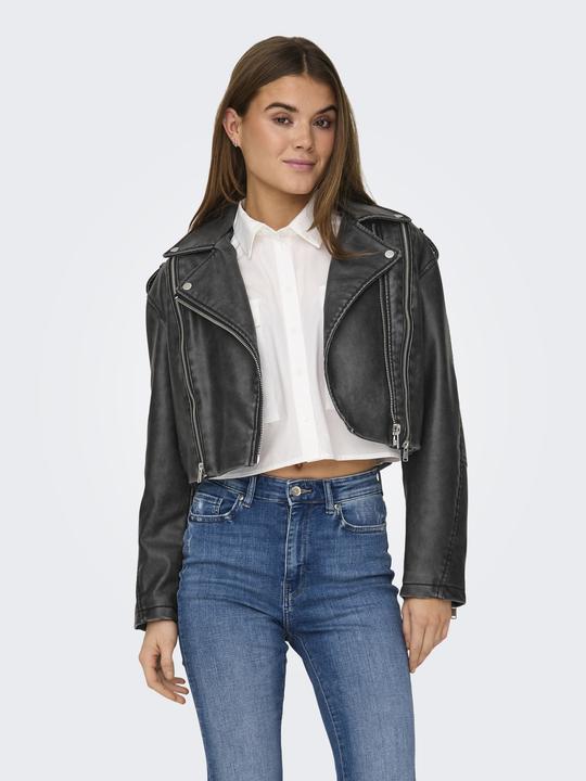 Actual product image Only Band collar Cuffs with zip Biker jacket Biker jacket (XL)