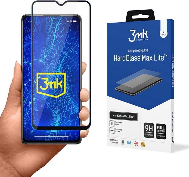Actual product image 3MK Hardglass Max Lite screen protector (1 Piece, Xiaomi Redmi Note 10 Pro)
