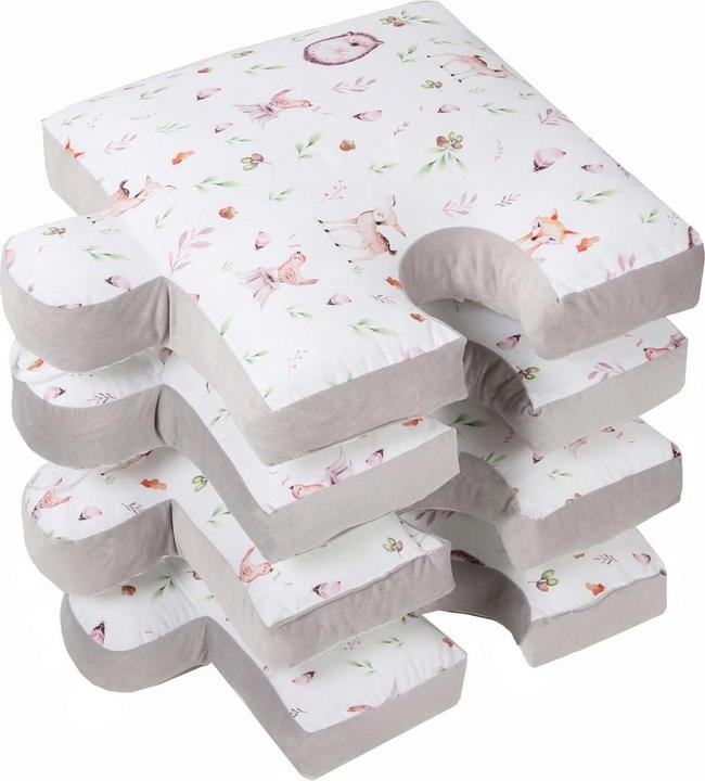 Immagine prodotto Lulando Coperta per bambini 145 x 145 cm, Rose Puzzle