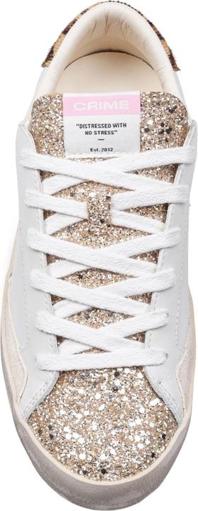 Produktbild Crime London Crime distressed sneakers in leather and suede color white (37)