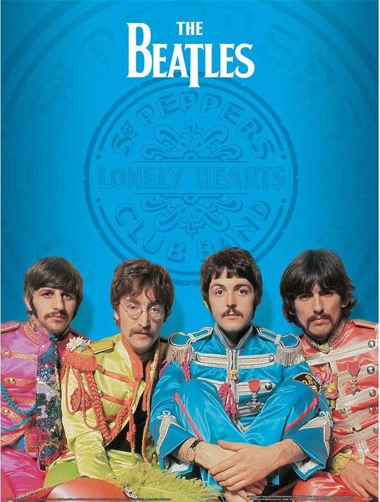 Actual product image The Beatles Sgt Pepper Band Print (40 x 30 cm)