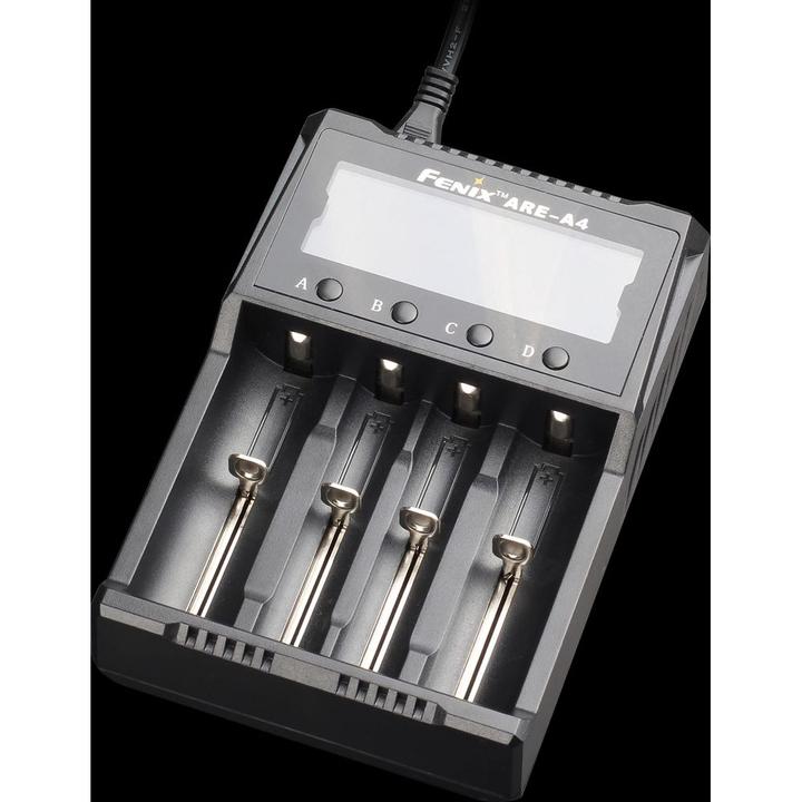 Immagine prodotto Fenix Caricabatterie ARE-A4 (1 pz., 14500, 16340, 18650, 26650, AA, AAA, Batteria + Caricabatterie)