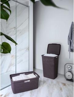 Actual product image Curver Jute Laundry Basket 46L Deep Shadow (46 l)