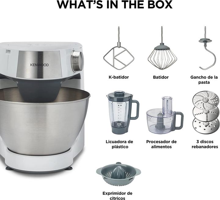 Immagine prodotto Kenwood KHC29. robot da cucina Acciaio inox, Bianco (1000 W)
