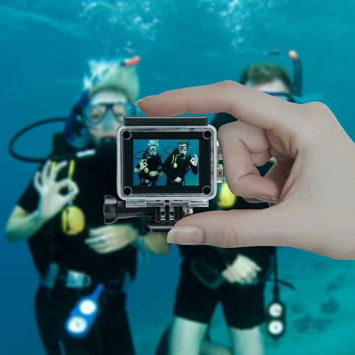 Actual product image Casativo 4K action cam (30p, Wi-Fi)