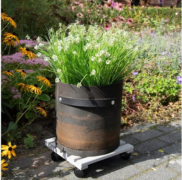 Produktbild Esschert Design Rolleruntersetzer Quadratisch L