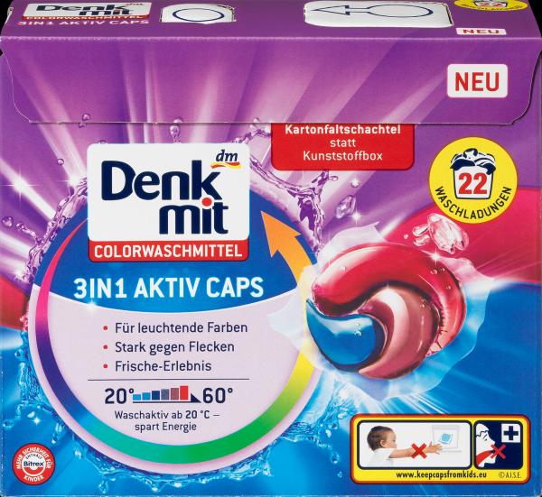 Immagine prodotto dm Denkmit Cappellini attivi 3in1 (22 Cicli di lavaggio, Cappellotti)
