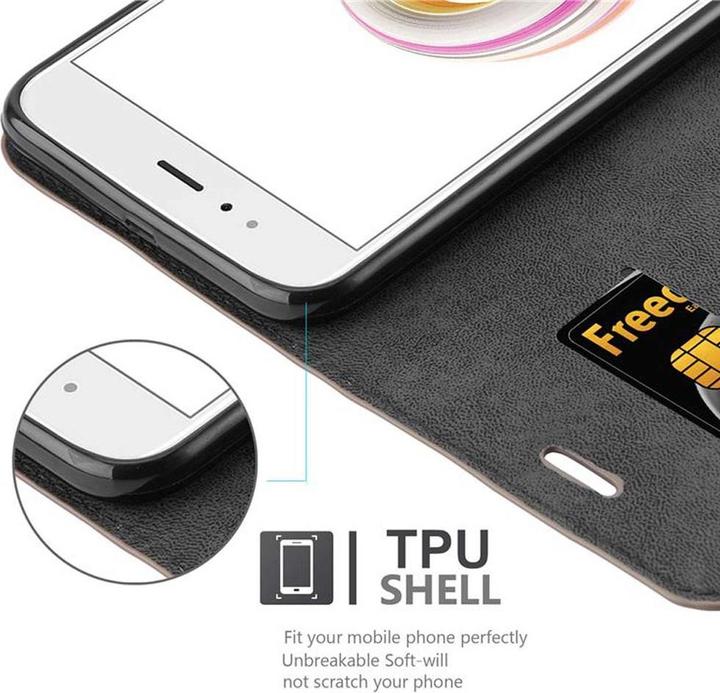 Actual product image Cadorabo Book Invisible Magnet Cover (Mi A1, Xiaomi Mi 5X)